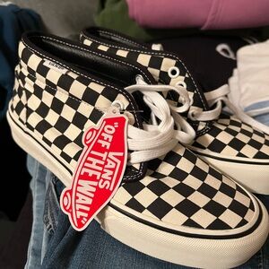 Vault XL Checkered Chukka Vans.